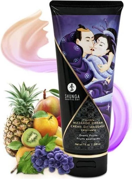 Produktbild Shunga Massage Cream Exotische Früchte (200 ml)