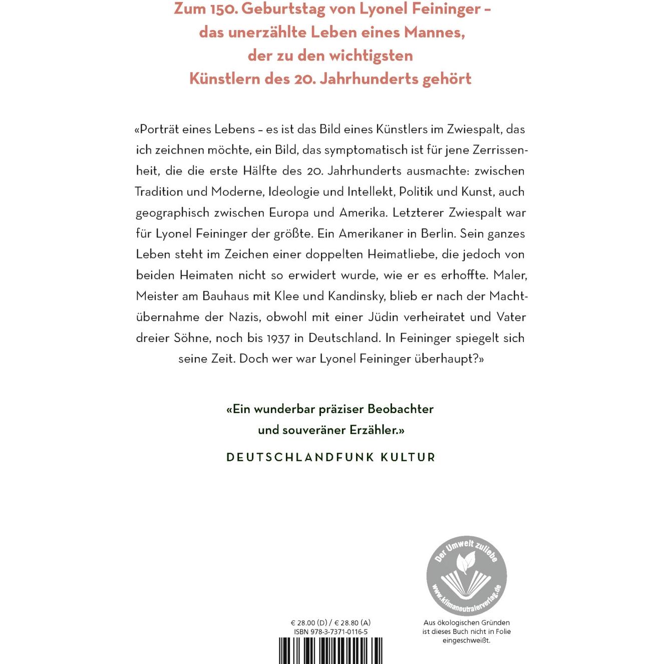 Thumbnail - Lyonel Feininger, Sachbücher von Andreas Platthaus
