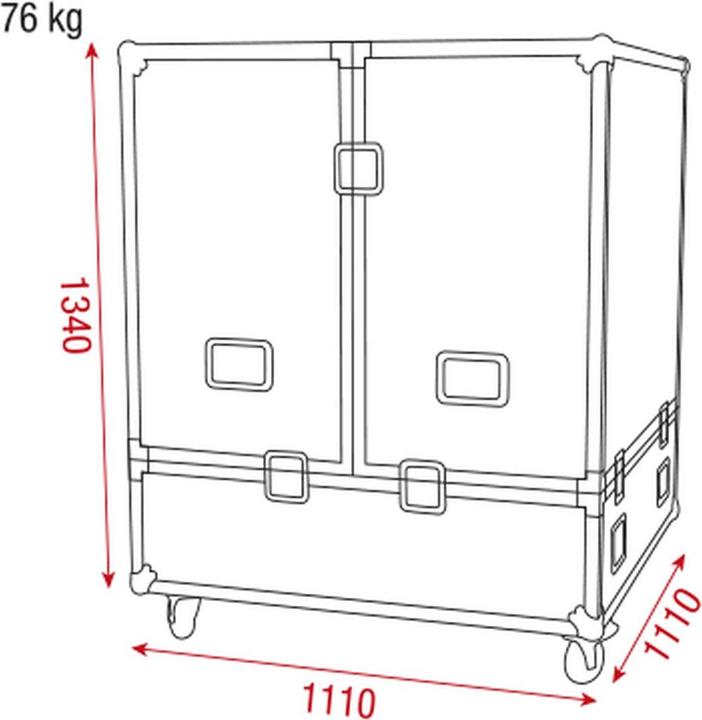 Produktbild DAP-Audio Lca-Mir100 (Lichttechnik Case)