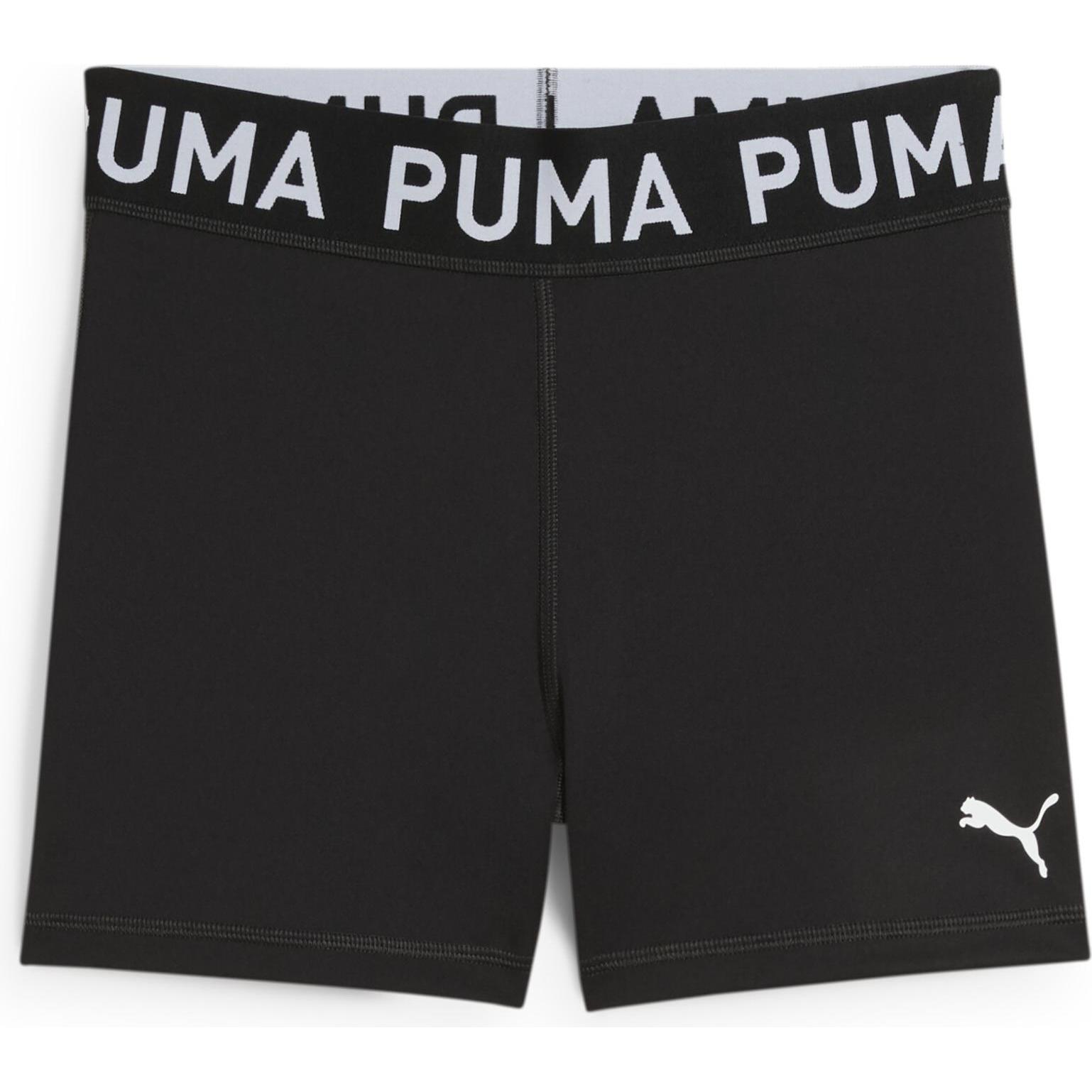 Puma, Damen, Sporthose, W Strong Short Tight - Hw 3" (M), Schwarz, M