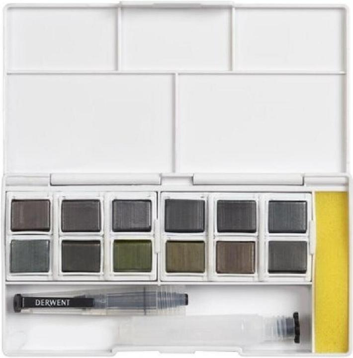 Immagine prodotto Derwent Set di 12 pentole Graphitint (Bianco)