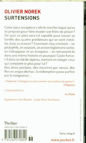 Image du produit Surtensions (Français, Norek Olivier, 2020)