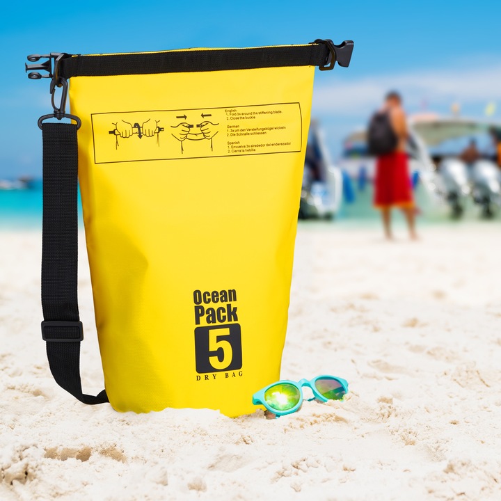 Immagine prodotto Relaxdays Zaino impermeabile ocean pack 5L (5 l)