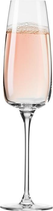 Actual product image Krosno Champagne glass set Modern, glass, 0.250 l, 4 pcs (25 cl, 4 Glasses, Champagne glasses)