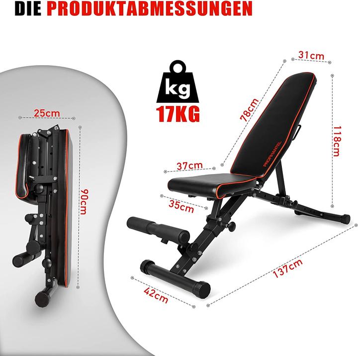 Image du produit Profihantel Banc de musculation