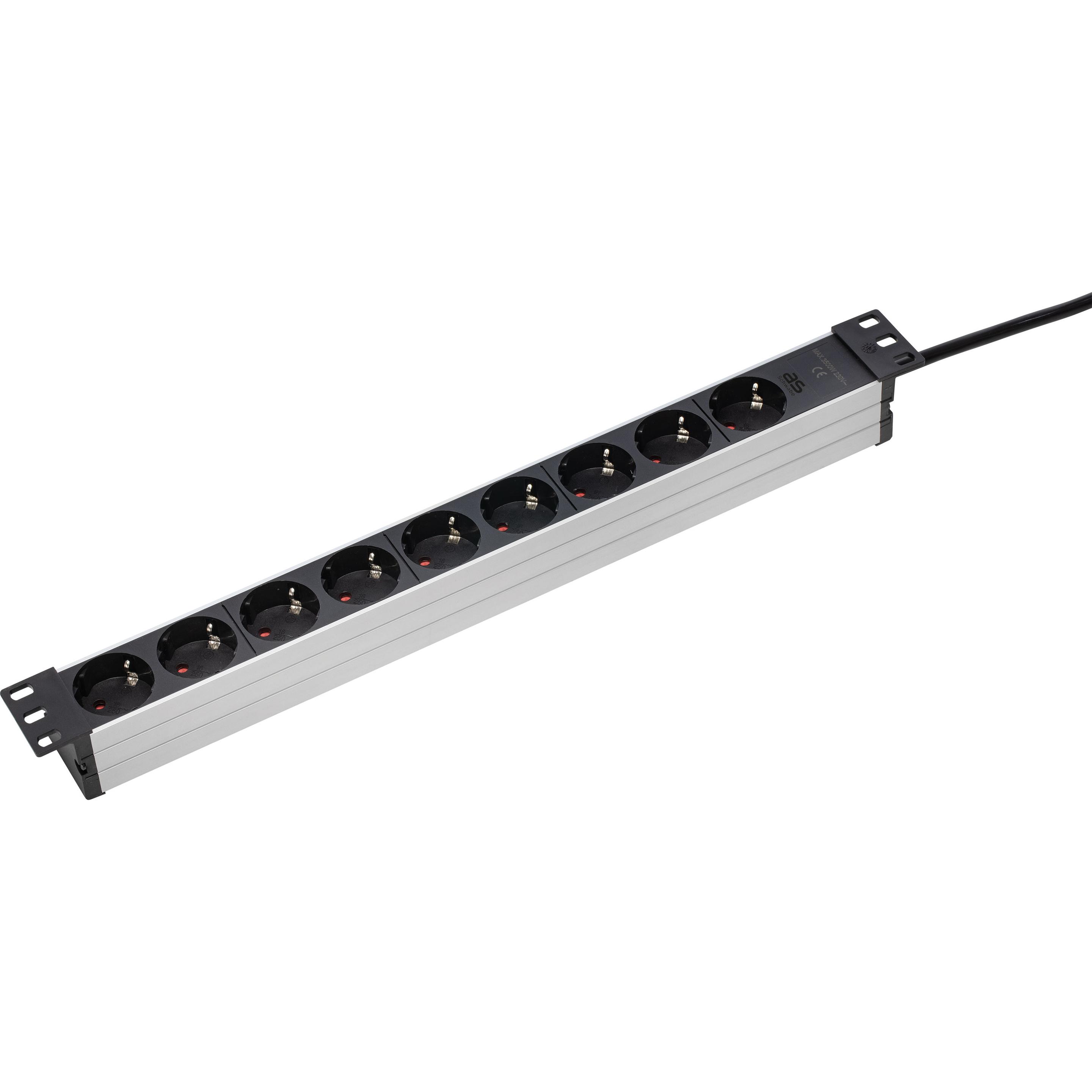 As - Schwabe Steckdosenleiste für 19" Netzwerkschrank, USV Zubehör