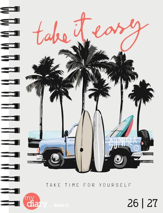 Image du produit Biella Agenda scolaire mydiary Wire-O (12 x 16,5 cm, 1 semaine / 2 pages)