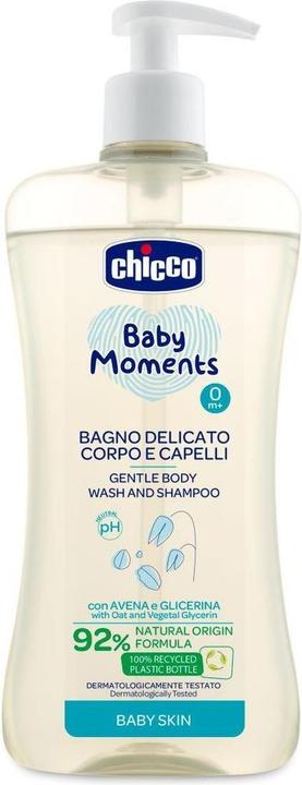 Chicco Mildes Duschgel und Shampoo 0m+