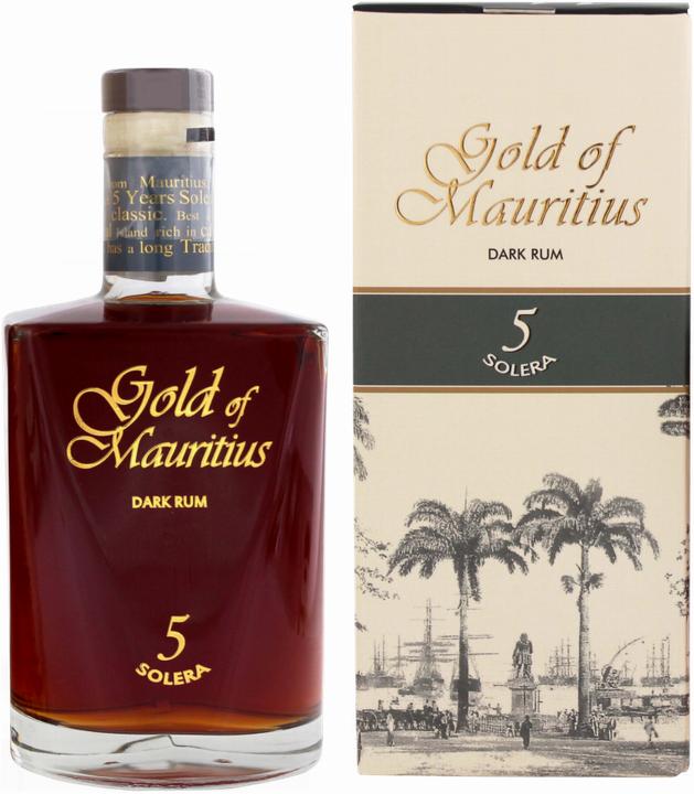 Actual product image Gold of Mauritius 5 Years Solera (1 x 70 cl)