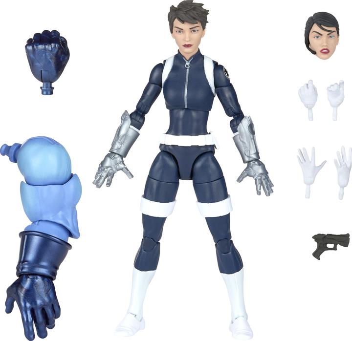 Actual product image Hasbro Legends Series Marvel's Quake, 15 cm tall action figure to collect, 5 accessories.