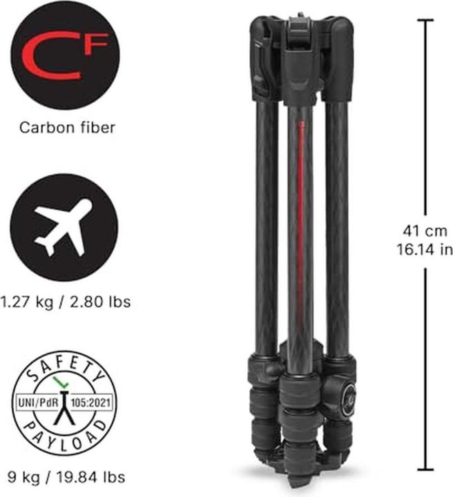 Produktbild Manfrotto Befree Advanced AS twist Carb