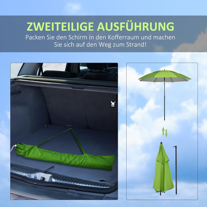 Produktbild Outsunny Sonnenschirm (1.85 m)