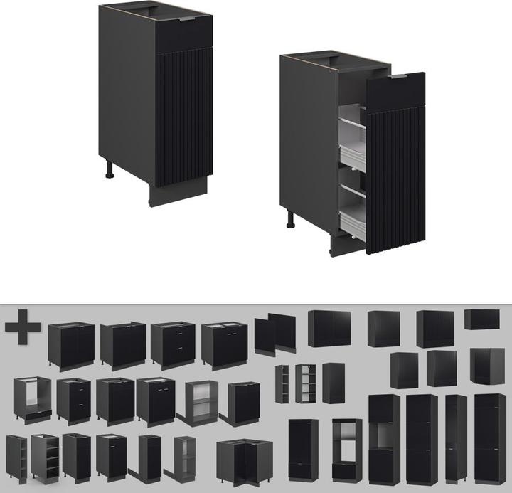 Actual product image Vicco Apothekerschrank Fame-Line (30 x 51.60 x 82 cm)