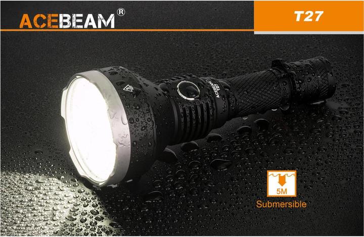 Actual product image AceBeam T27 Thrower LED Flashlight (17.47 cm, 2500 lm)