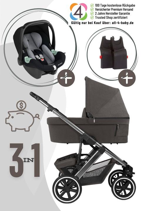 Produktbild ABC Design Salsa 5 Air 3in1 Aktion inkl. Babyschale und Adapter