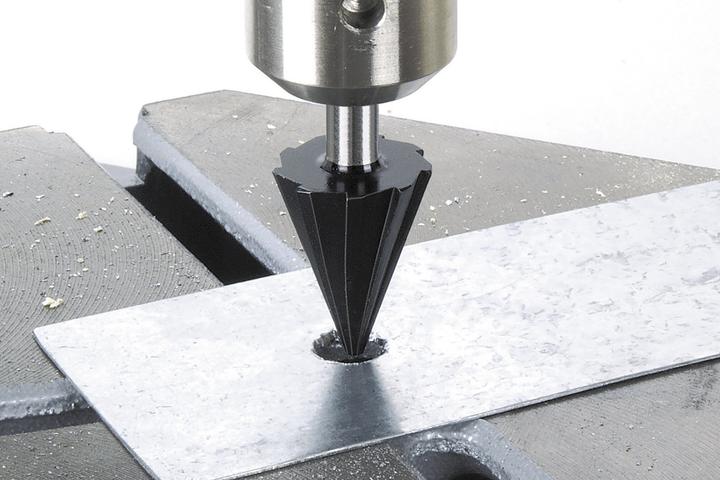Produktbild wolfcraft 1 Lochfräser HSS, Schaft 8mm, ø6-25mm (6-25 mm)