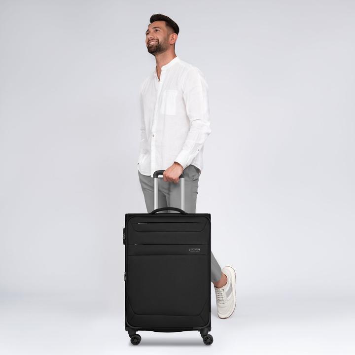 Immagine prodotto Worldpack Carrello Chicago a 4 ruote M 67 cm con piega ad espansione (65 l)