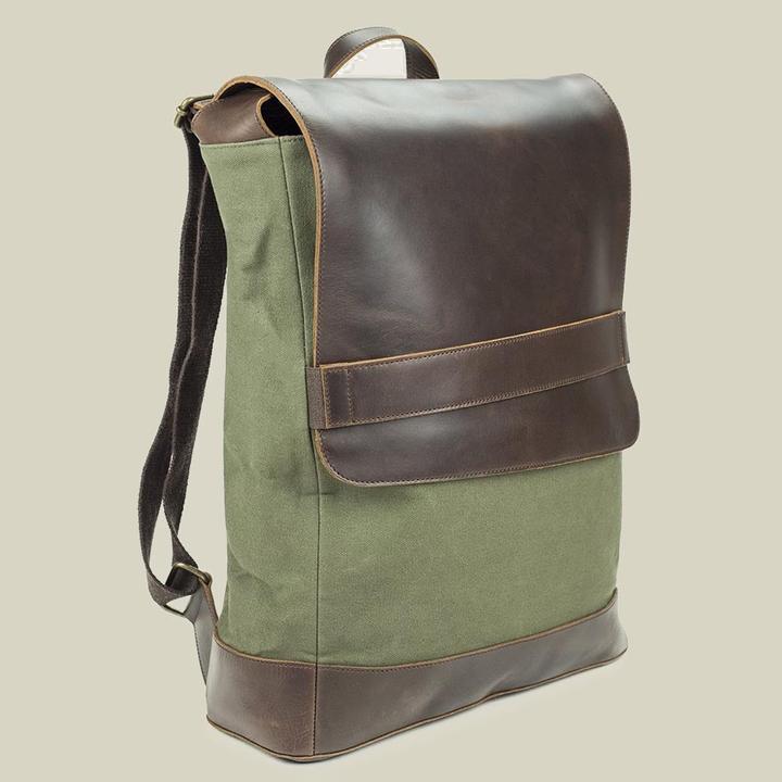 Actual product image Buckle & Seam Canvas backpack Morris Canvas Gün / lining (16 l)