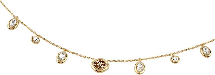 Actual product image Guess Jaipur Splendor 16-18" Crystals & 4G Necklace (Glass, Stainless steel)