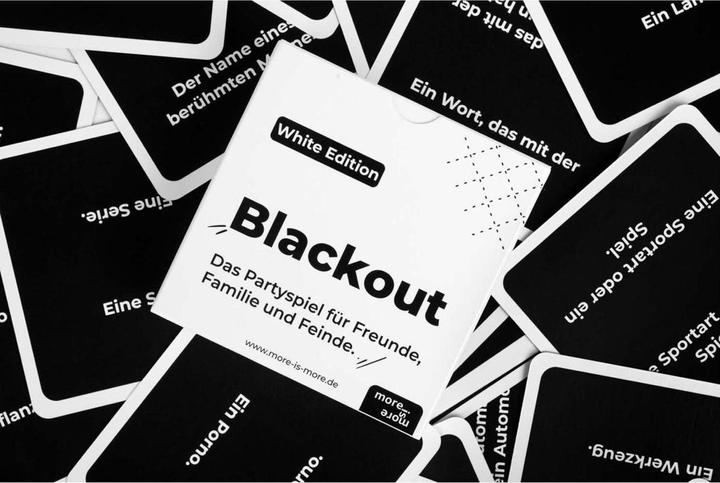 Actual product image Magni Blackout - white edition 32491 (German)