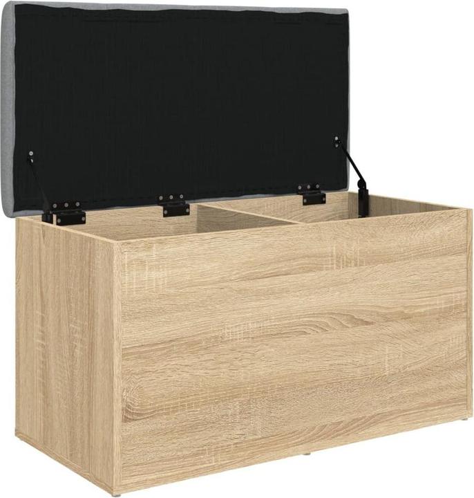 Immagine prodotto VidaXL Panca con vano portaoggetti in rovere Sonoma 82x42x45 cm (82 cm)