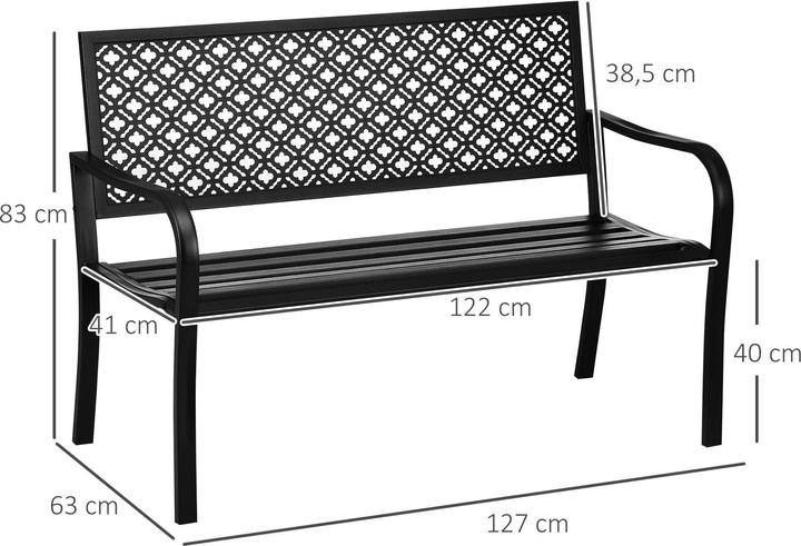 Produktbild Outsunny Gartenbank