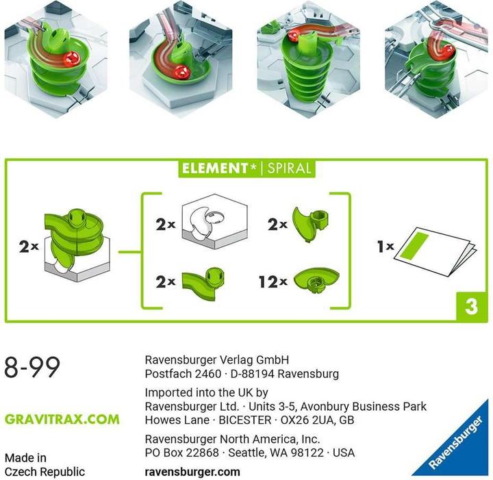Produktbild Ravensburger GraviTrax Element Spiral