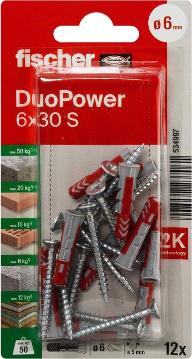 Actual product image Fischer Duopower (12 pcs.)