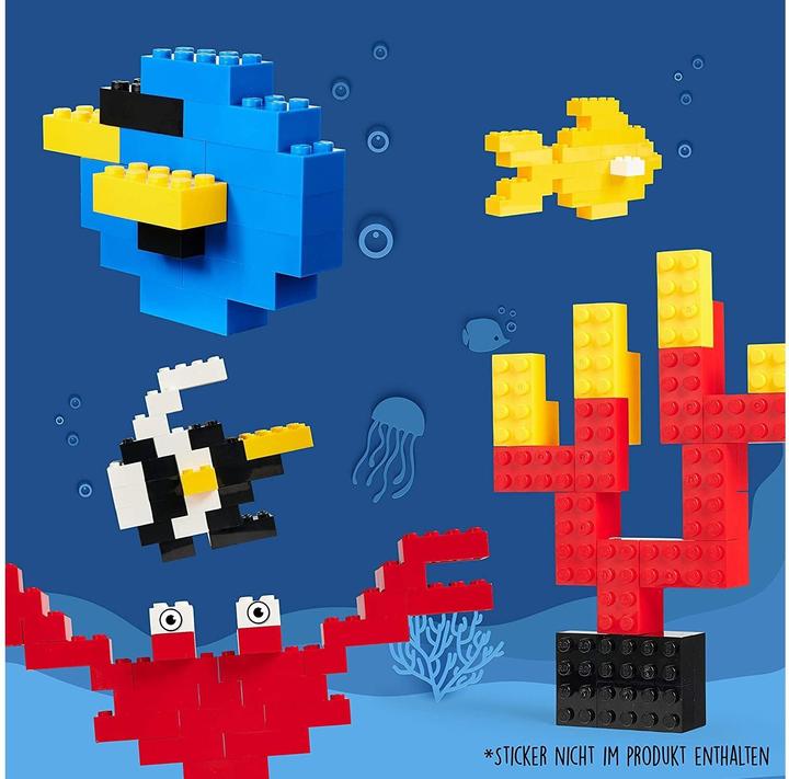 Image du produit Simba Blox 500 briques bleues de 8 en vrac