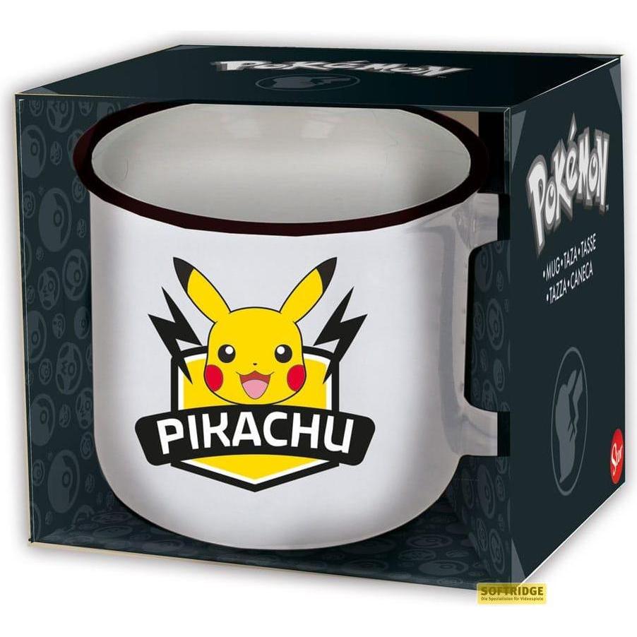 Stor Multicolore 6X Pokémon Pikachu - Tasse Aus Keramik, 400 Ml, In Geschenbox, Tazze,