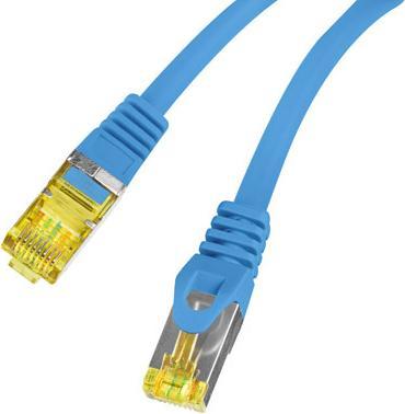 Produktbild Lanberg Patchcord S/FTP kat. LSZH CU fluke passed niebieski (CAT6a, 5 m)
