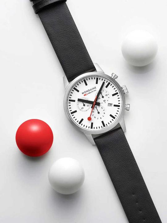 Actual product image Mondaine Neo Vegan (Chronograph, 41 mm)