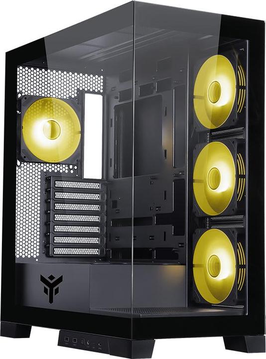 Actual product image Itek SHOWBUI 45B Tower Black (ATX, mATX, Mini-ITX)