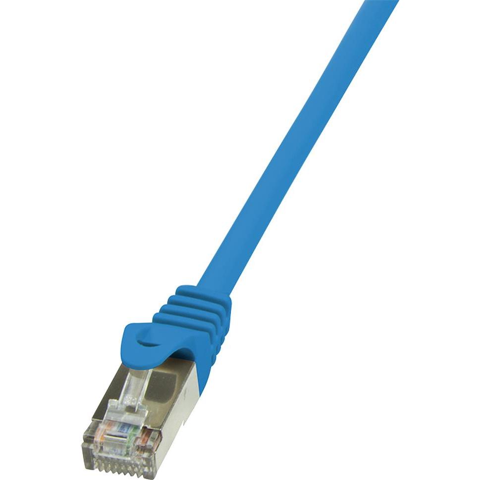 LogiLink Netzwerkkabel (F/UTP, CAT5e, 1 m), Netzwerkkabel