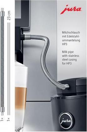 Image du produit Jura 24114 Tuyau à lait avec revêtement en acier inoxydable HP3
