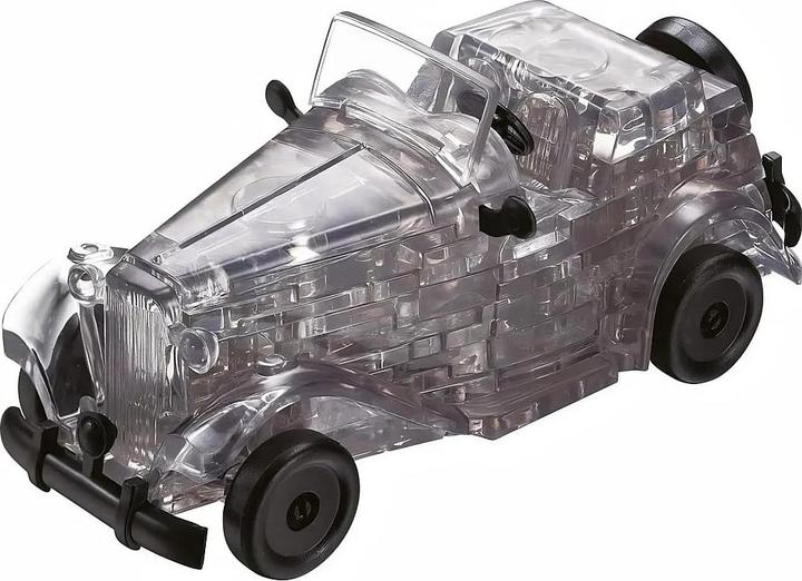 HCM Kinzel HCM59134 - Puzzle di cristallo: 3D Oldtimer - Nero, 53 pezzi (EN, DE), dai 14 anni (53 pezzi)