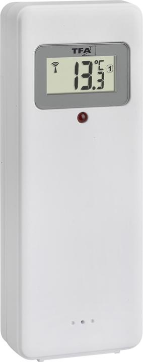 Produktbild TFA Digitale Funk-Wanduhr mit Aussentemperatur