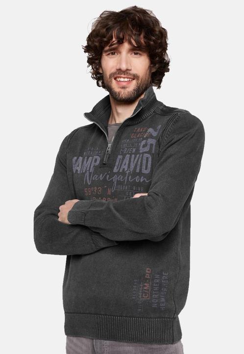 Produktbild Camp David Pullover Strickpullover Troyer (S)