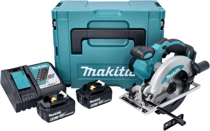 Produktbild Makita DSS 610 RGJ Akku Handkreissäge 18 V 165 mm + 2x Akku 6,0 Ah + Ladegerät + Makpac