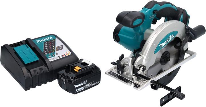 Produktbild Makita DSS 610 RF1 Akku Handkreissäge 18 V 165 mm + 1x Akku 3,0 Ah + Ladegerät