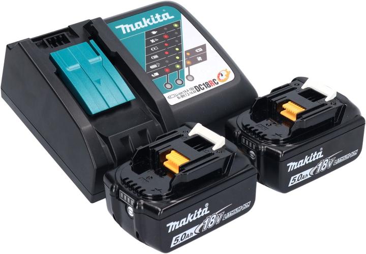 Produktbild Makita DSS 610 RT Akku Handkreissäge 18 V 165 mm + 2x Akku 5,0 Ah + Ladegerät