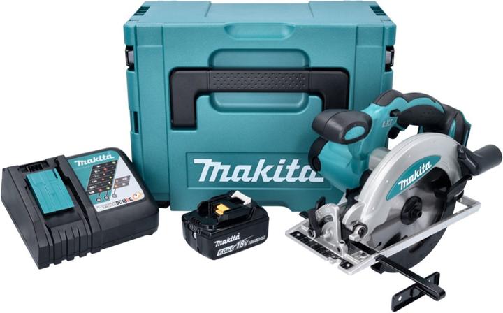 Produktbild Makita DSS 610 RG1J Akku Handkreissäge 18 V 165 mm + 1x Akku 6,0 Ah + Ladegerät + Makpac