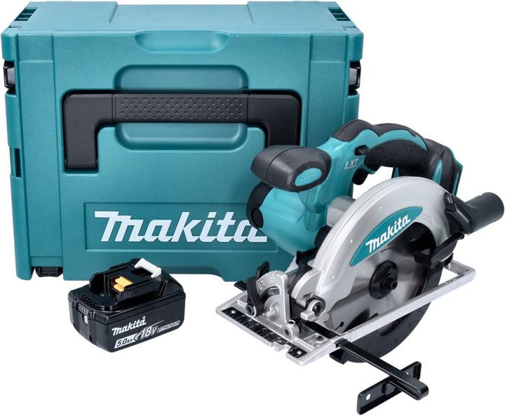 Produktbild Makita DSS 610 T1J Akku Handkreissäge 18 V 165 mm + 1x Akku 5,0 Ah + Makpac - ohne Ladegerät