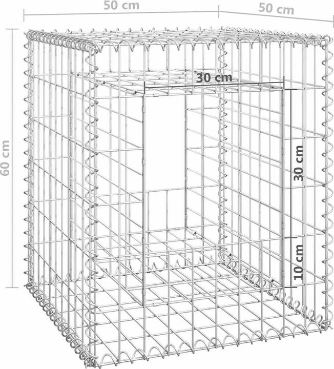 Produktbild vidaXL Gabionenkorb