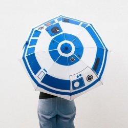 Actual product image Grupo Erik Star Wars R2D2 Foodie Automatic folding umbrella
