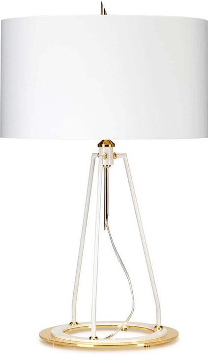 Weiss Poliertes Gold