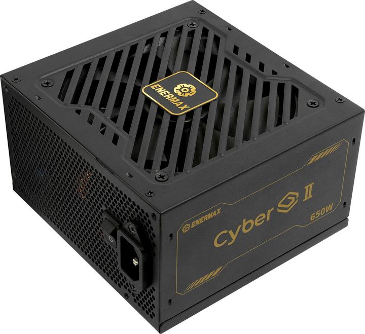 Produktbild Enermax Power Supply 650W CyberG II 80+ Gold Black non-mod (650 W)