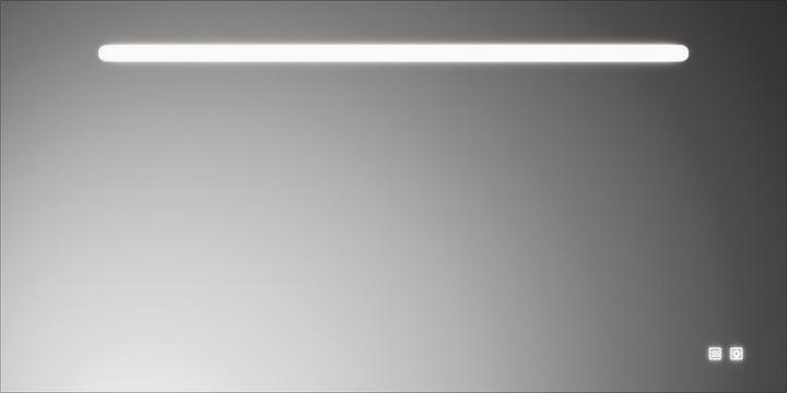 burgbad Fiumo illuminated mirror, with horizontal LED lighting, 1400x700mm, SIIX140