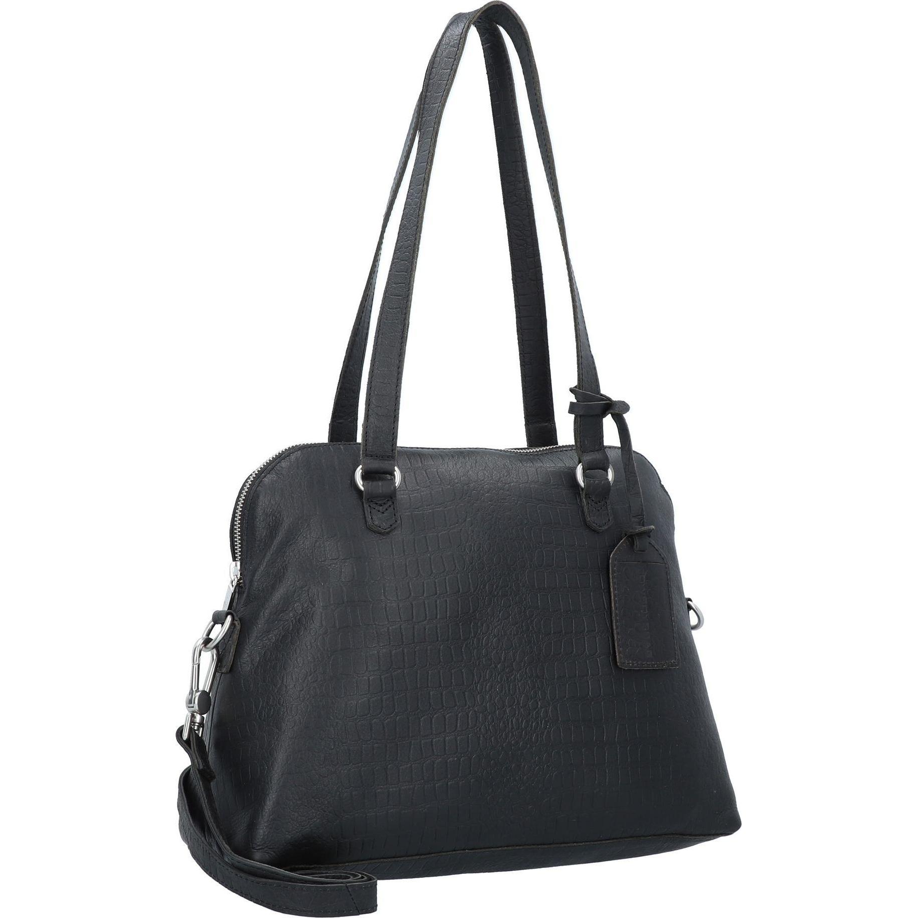 Thumbnail - Cowboysbag, Handtasche, Winwick Schultertasche Leder 34 cm, Schwarz