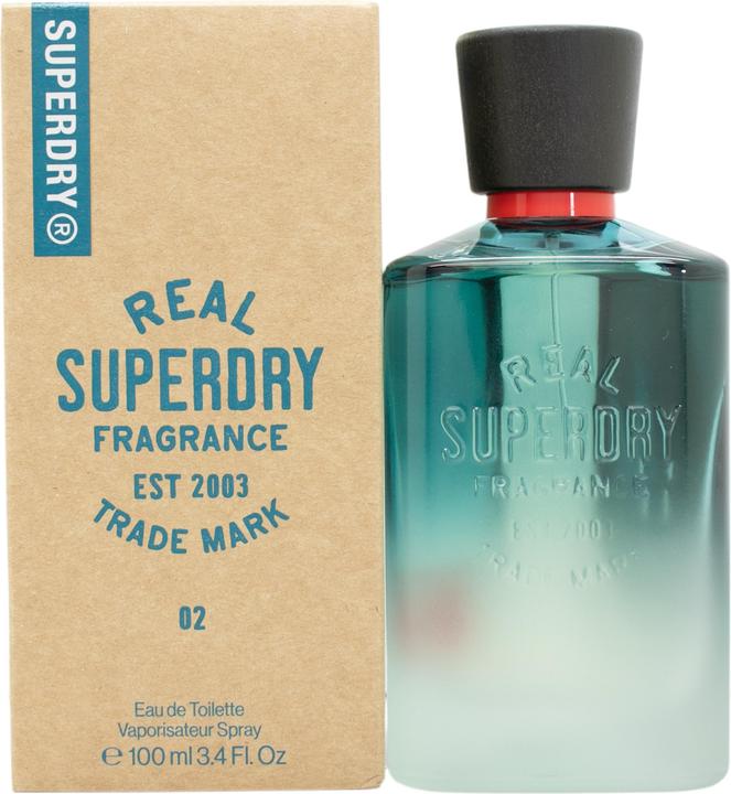 Superdry Real 02 For Men Eau de Toilette 100ml Spray (Eau de toilette, 100 ml)